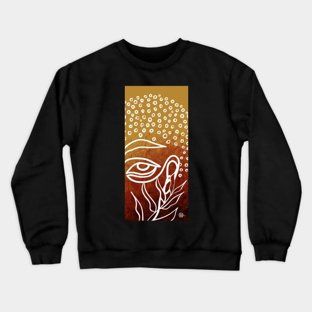 Peeking through the Leaves (warm) Crewneck Sweatshirt by RoseDesigns1995